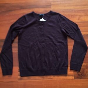 ❗️BOGO Gap Plum Cardigan Snap Sweater